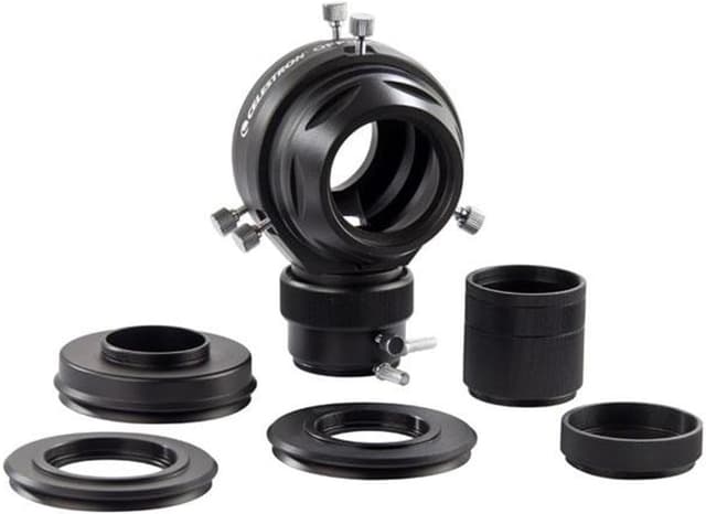 Detalle 1 de Celestron 93648 Guide hors axe Deluxe noir (48 mm) pour l’autoguidage en astrophotographie