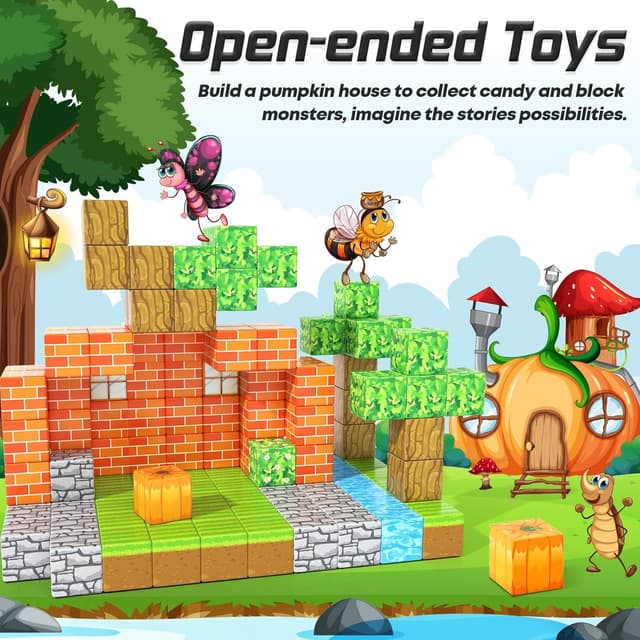 Thumbnail 1 de Toylogy Magnetische Bausteine Pumpkin Edition