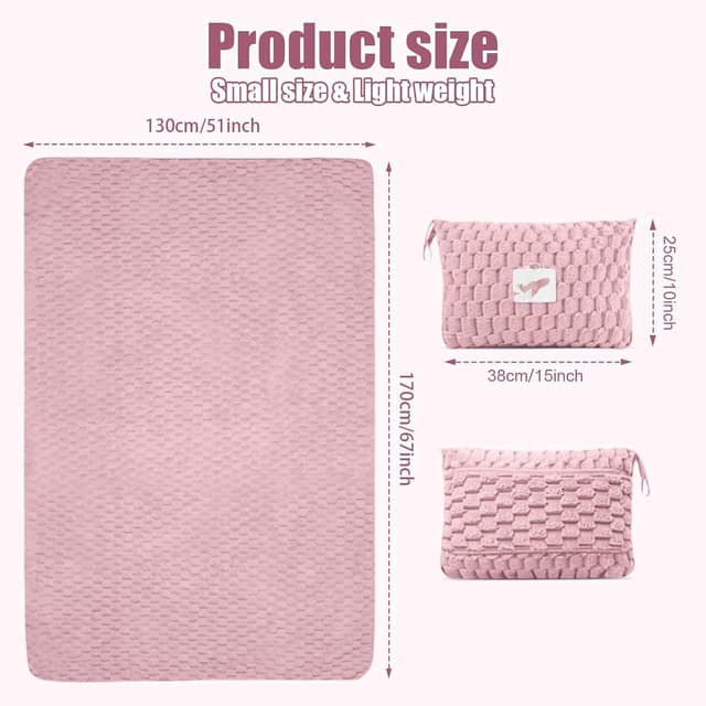 Detalle de flintronic Travel Blanket 2 in 1 170 x 130cm