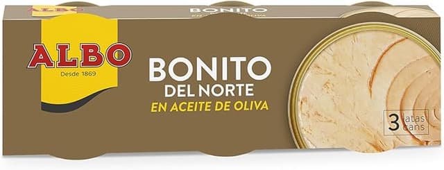 Imagen de Albo Bonito del Norte en Aceite de Oliva 3x65g 🐟 en OfertitasTOP