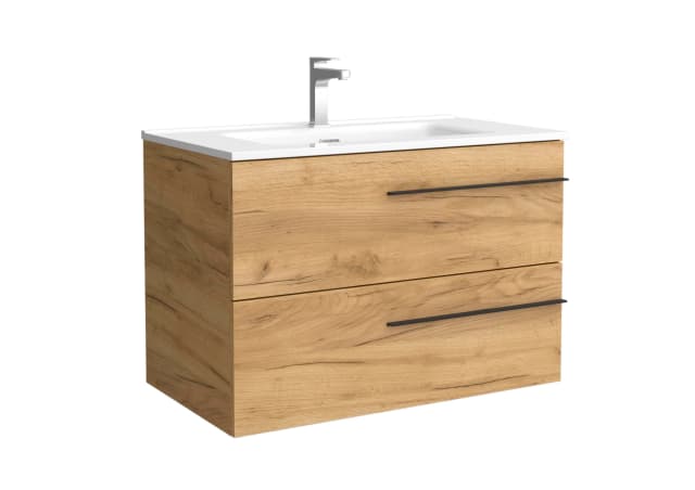 Imagen de Salgar Yara mueble de baño 2 cajones con lavabo en OfertitasTOP