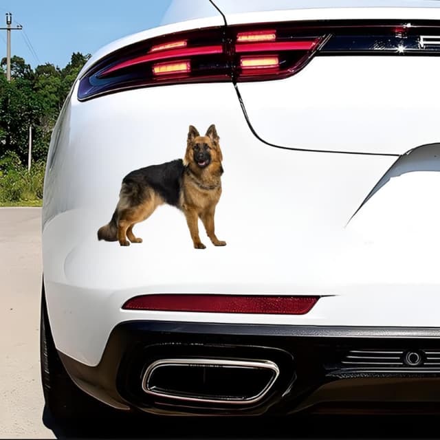 Thumbnail 4 de Deutscher Schäferhund 3D Aufkleber 22cm