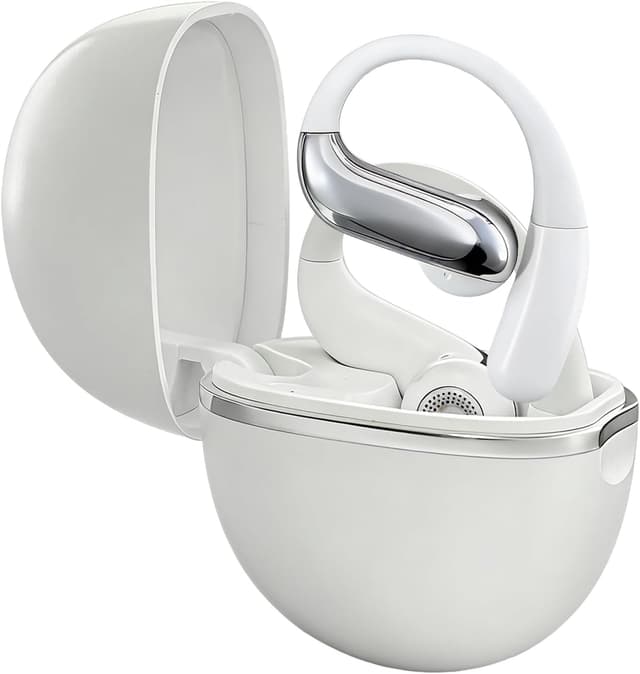 Detalle de zaanieo Open Ear Wireless Earbuds with ENC mic and clip-on open-ear design
