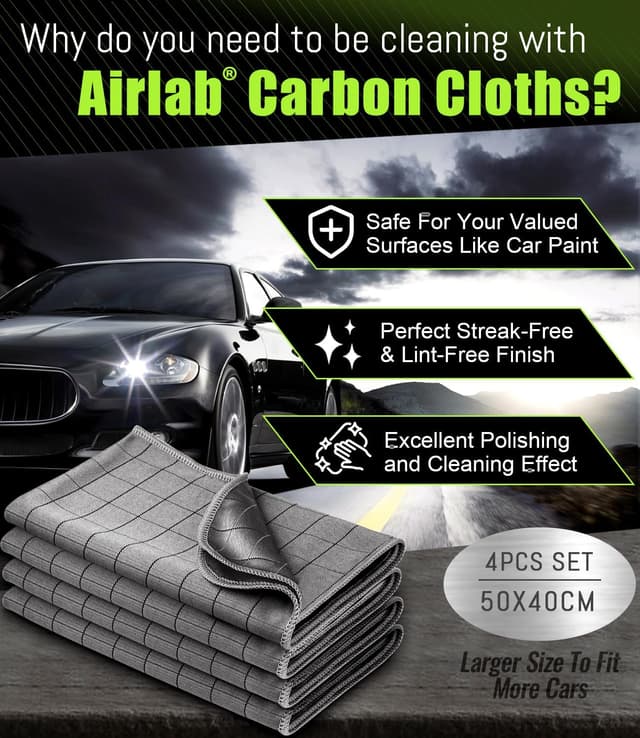 Detalle 2 de Airlab Carbon Microfiber Towels 4-Pack