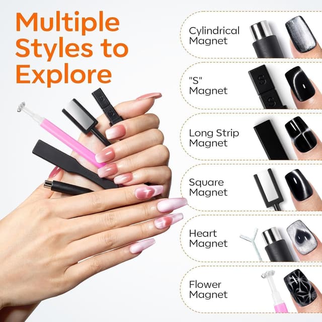 Detalle de Modelones Cat Eye Magnet 15 PCS ๐