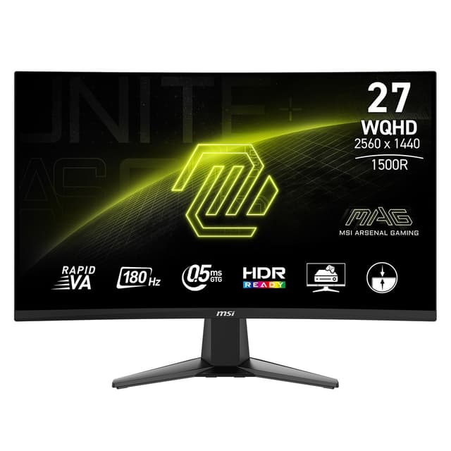 Detalle de MSI MAG 27CQ6F monitor 27" 180 Hz