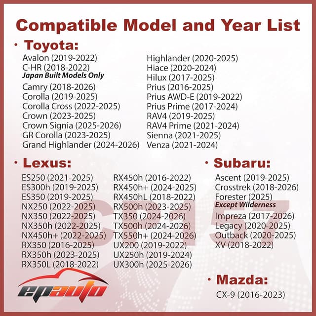 Thumbnail 1 de EPAuto CP157 Cabin Air Filter 2016–2025