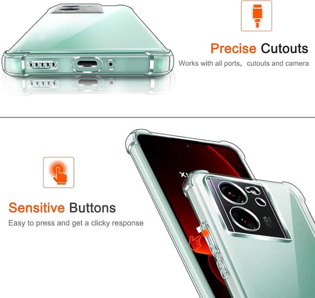 Detalle de Coque ivoler 3 en 1 pour Xiaomi 13T / 13T Pro avec 2 protections écran en verre trempé