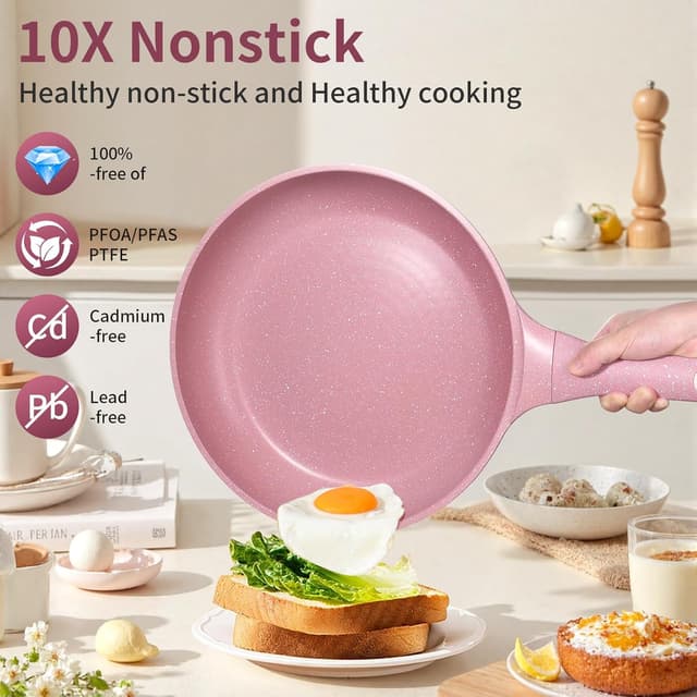 Thumbnail 3 de DYGG Sartén Antiadherente 20 cm con Tapa de Cristal