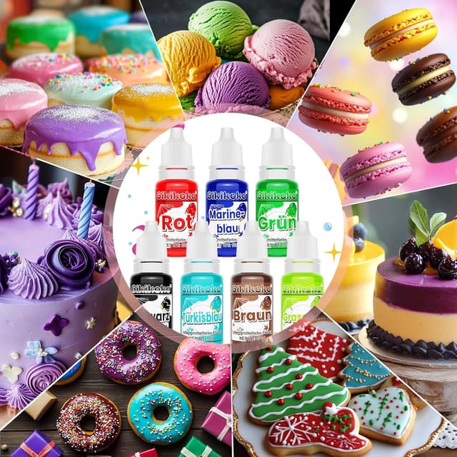 Thumbnail 5 de Lebensmittelfarbe 12 Farben 10ml 🎨