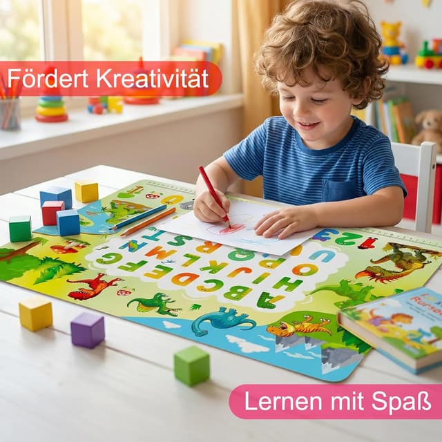 Thumbnail 5 de Schreibtischunterlage Kinder 60x40 Dino