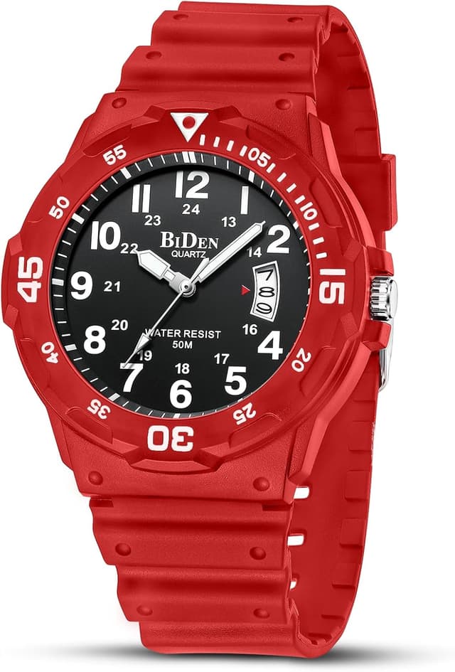 Imagen de HANPOSH Herren Quarzuhren 50 m Wasserdicht mit Datum en OfertitasTOP