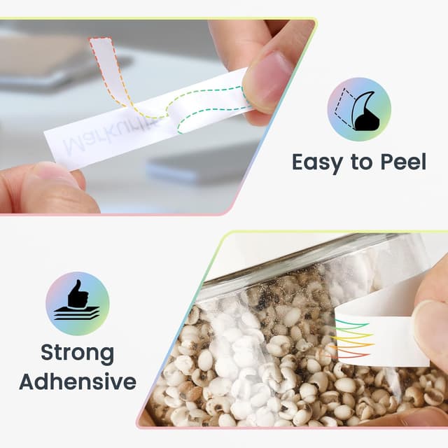 Detalle 2 de Markurlife 12 mm TZe-Schriftband für Brother PTouch