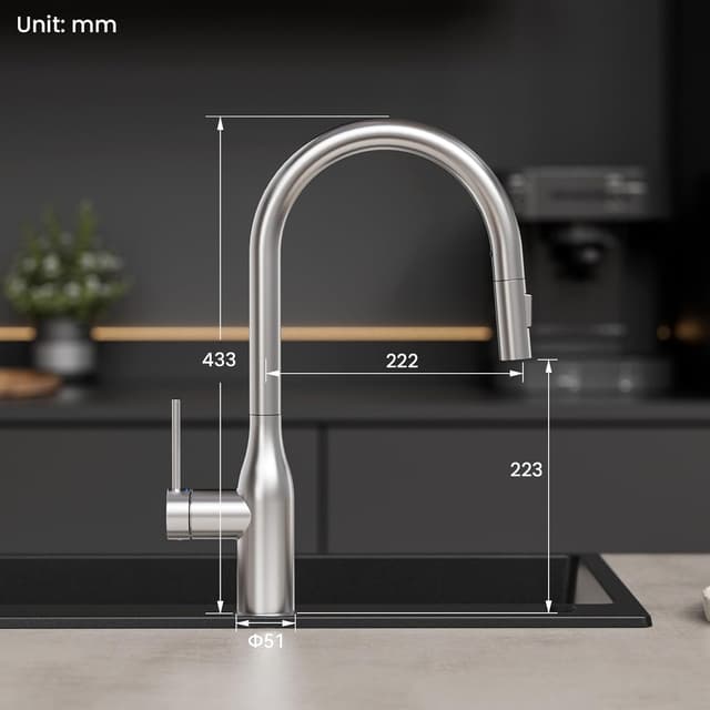 Thumbnail 1 de CECIPA Rubinetto Cucina Estraibile 40 cm