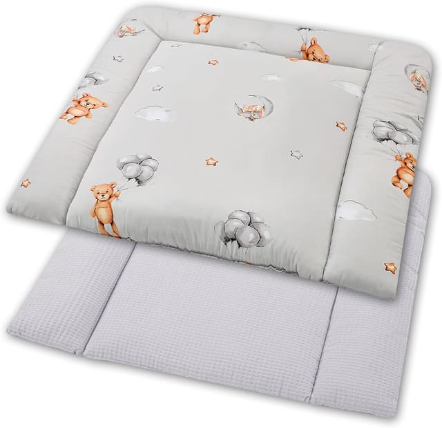 Thumbnail 1 de Colchón cambiador bebé Ositos 75x72 cm portátil y impermeable