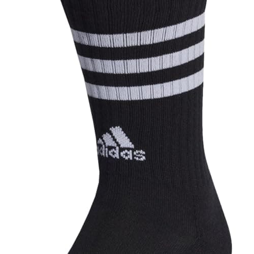Detalle 2 de adidas 3-Stripes Cushioned Crew Socks 13-14.5