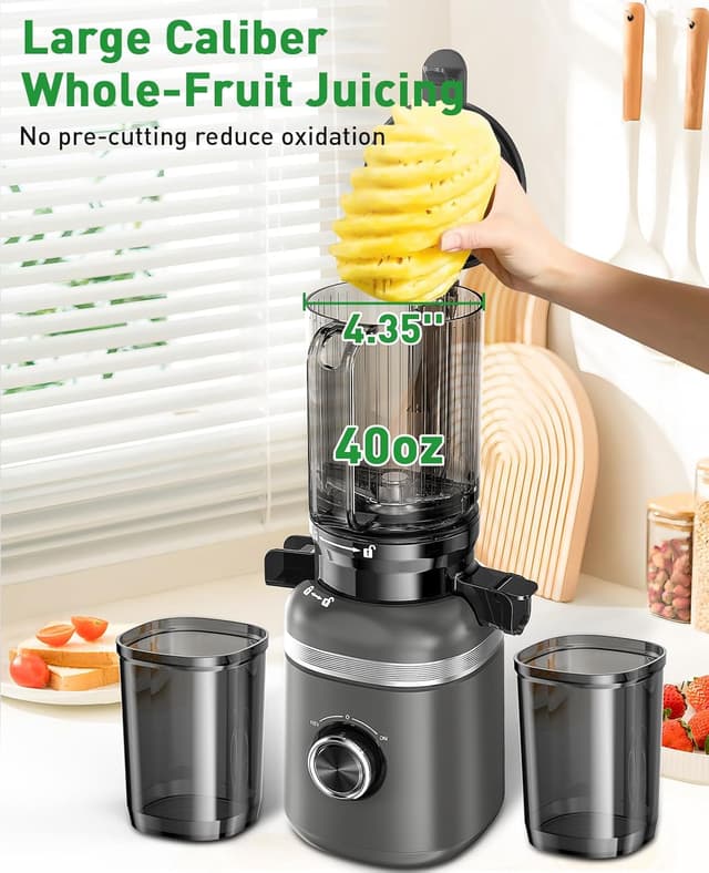 Detalle de GlowWise Cold Press Juicer 4.3in 🧃