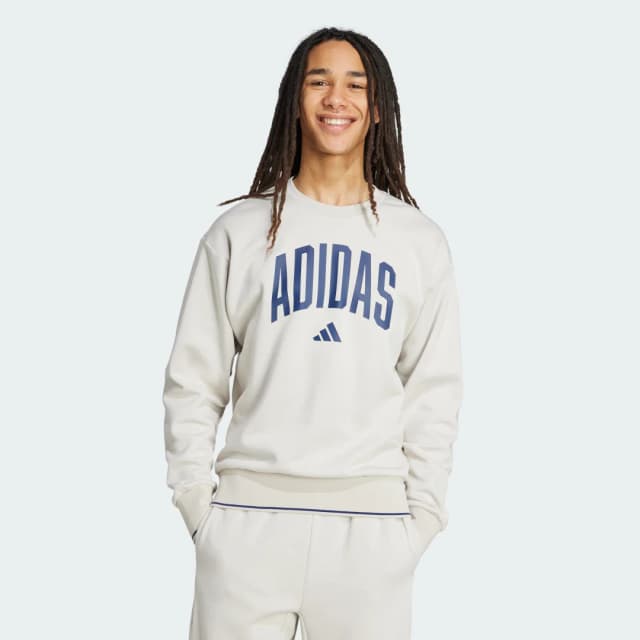 Imagen de Adidas Sudadera Universitaria Beige en OfertitasTOP
