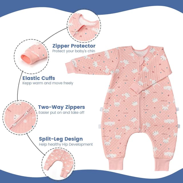 Detalle de Baby sleeping bag 1.5 tog with legs