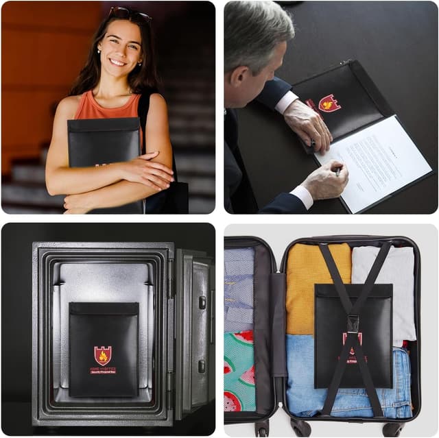 Thumbnail 5 de Fireproof Document Bag 15" fireproof safe