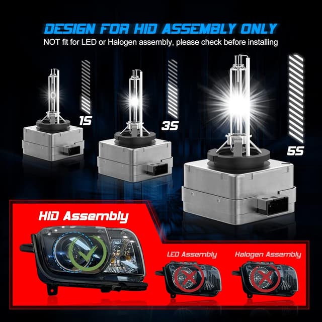 Thumbnail 4 de AOLEAD D1S Lampadina HID auto 12V 35W 6000K, 2 pezzi