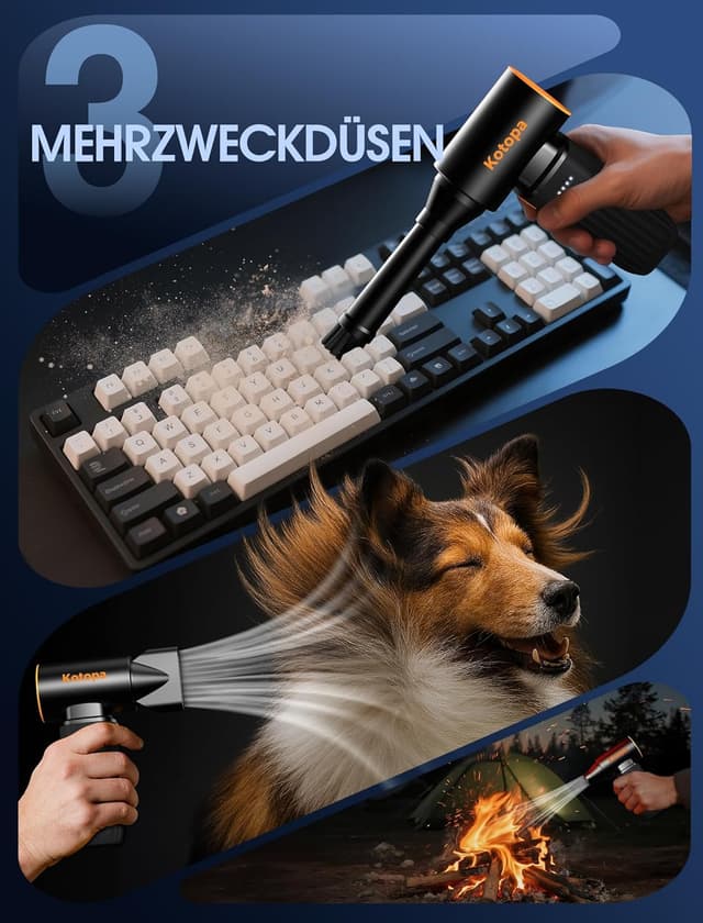 Thumbnail 4 de Kotopa Kedoyoy Elektrische Staubgebläse 8000 mAh 🧹