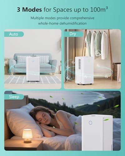 Thumbnail 5 de TOIOVCU 12 L/día Deshumidificador doméstico