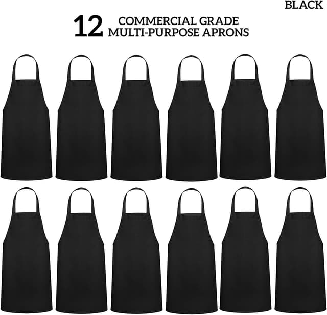 Thumbnail 2 de GREEN LIFESTYLE 12 Pack Bib Apron 12-Pack