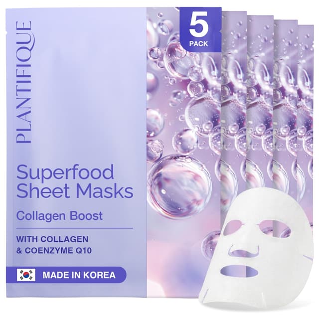 Detalle de PLANTIFIQUE Koreanische Gesichtsmaske 5‑Pack 🧖♀