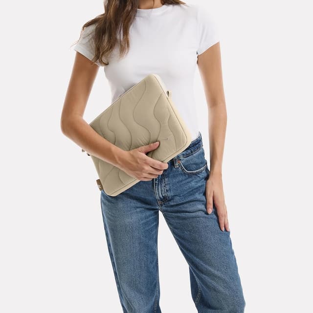 Thumbnail 6 de tomtoc gesteppte Laptop-Tasche Puffy Sleeve für 16 Zoll MacBook Pro (A3403/A3186/A2991/A2780 u. a.)