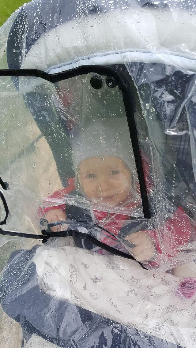 Thumbnail 6 de Universal-Regenschutz Regenverdeck fĂŒr Kinderwagen đ§