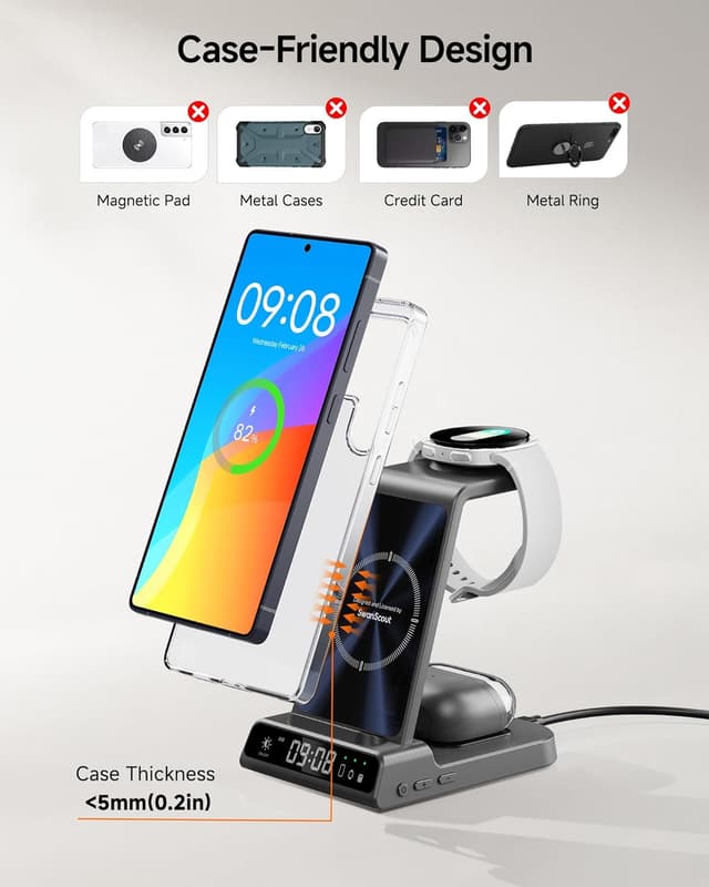 Thumbnail 4 de leQuiven Caricatore Wireless 3‑in‑1