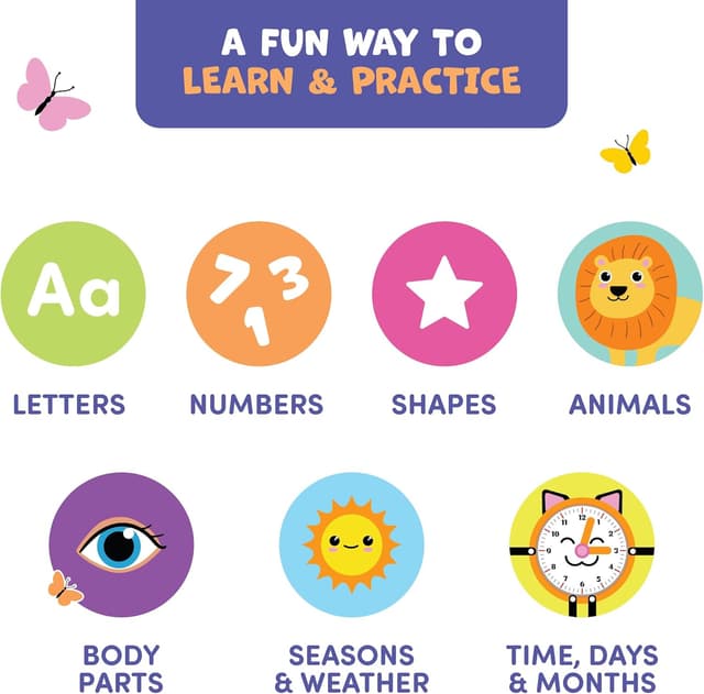 Detalle de Clever Fox Play Busy Book for Toddlers (Ages 1–3) – Montessori Felt Activity Board for Fine Motor Skills