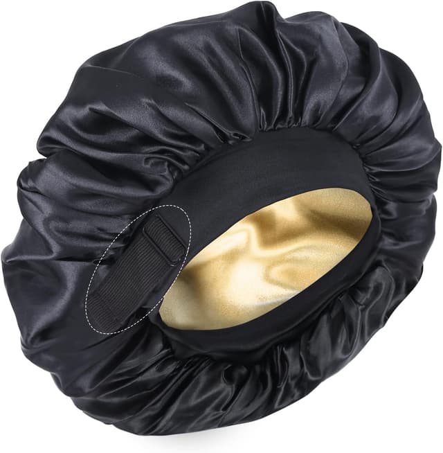 Thumbnail 6 de XRACEPHOL Silk Bonnet for Sleeping (Double Layer Satin, Adjustable) for Black Women