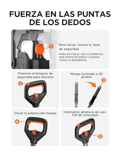 Thumbnail 4 de Litheli Carretilla eléctrica plegable con neumáticos 20 cm