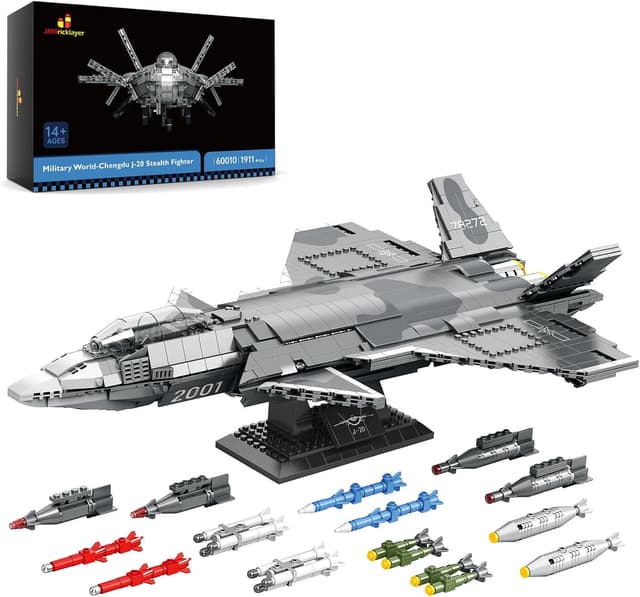 Thumbnail 6 de JMBricklayer CH-53 Helicopter Building Set (60008) – military transport model kit for ages 14+