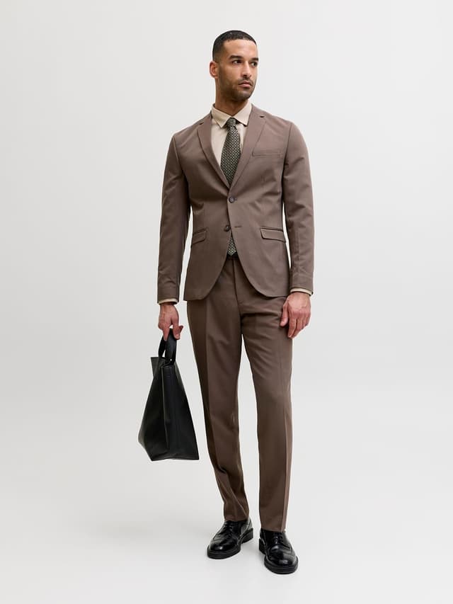 Detalle de JACK & JONES Male Einreihiger Blazer und Hose JPRFRANCO Super Slim Fit Anzug