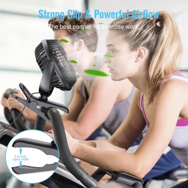 Detalle 2 de HONYIN Mini USB Clip Fan