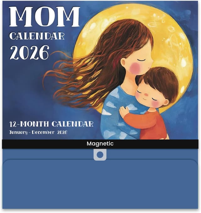 Detalle de Moms Magnetic 2026 Calendar 21.5" x 11.8" ๐