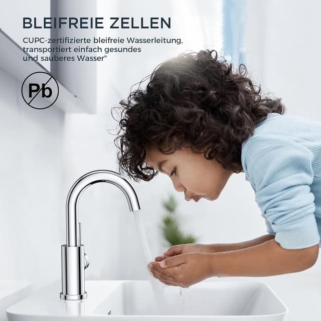 Detalle 2 de FORIOUS FORIOUS Wasserhahn 360° Drehbar Edelstahl