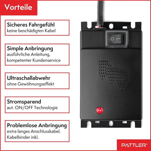 Detalle de PATTLER Marderschreck Auto 60 m²