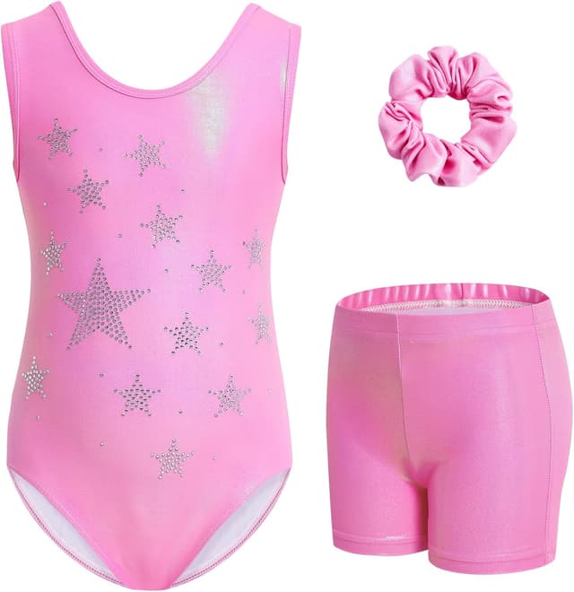 Detalle de Gogokids Girls gymnastics set 3-piece for 3-12 yrs