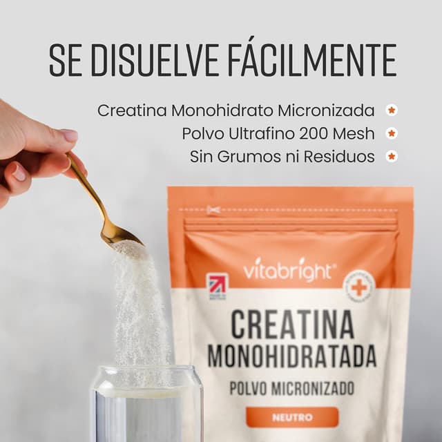 Thumbnail 5 de Vitabright Creatina Monohidratada polvo 400 g