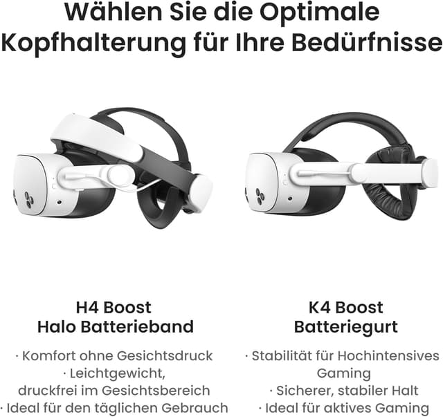 Thumbnail 6 de KIWI design K4 Boost Komfort Head Strap mit Akku für Meta Quest 3/Quest 3S