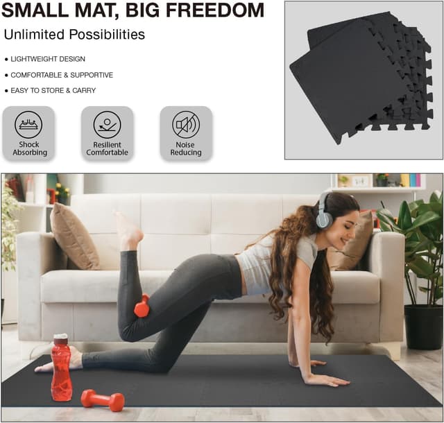 Thumbnail 3 de AIRHOP 18-Tile Gym Floor Mat ⚙