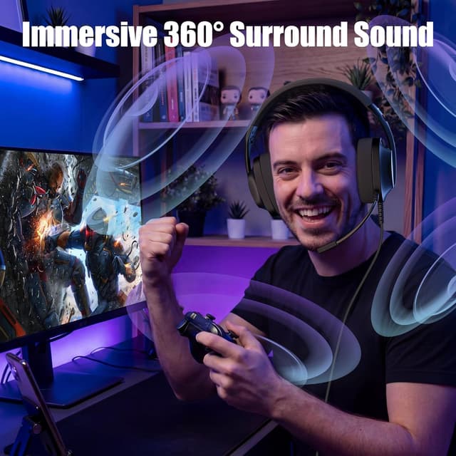 Detalle 2 de WIRWTRU S30 Gaming Headset 198g