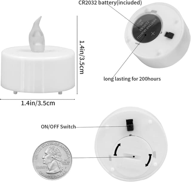 Detalle 2 de Candele LED CANDLELAS 24 senza fiamma