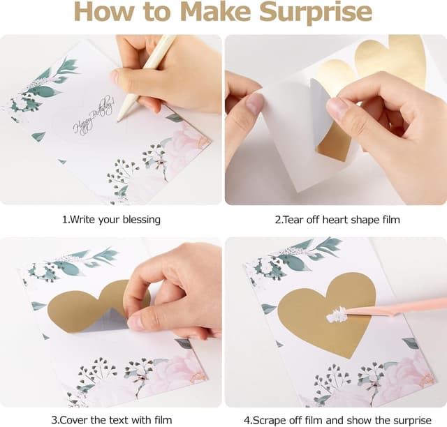 Thumbnail 3 de Carehabi Tarjetas rasca para escribir