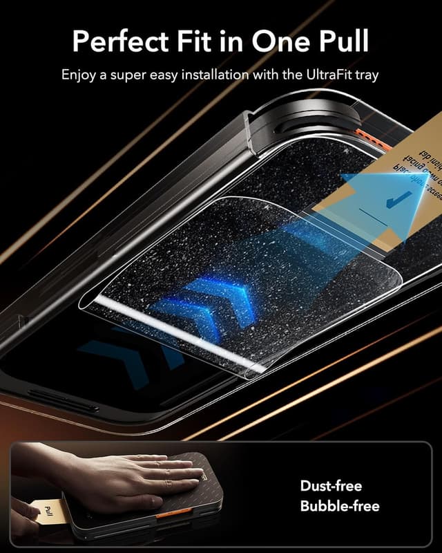 Thumbnail 4 de ESR Accessory Glass 3 Pack for iPhone 17 Pro Max