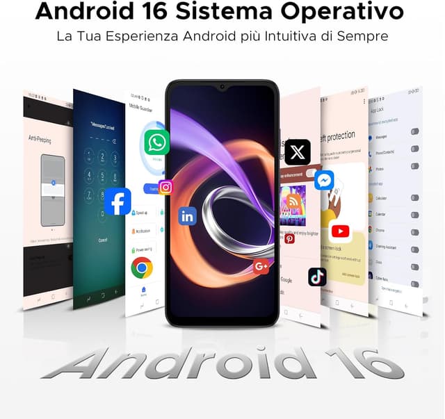 Thumbnail 1 de DOOGEE Note 56 Plus 48GB RAM 256GB ROM Argento